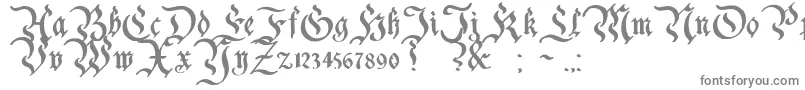 CharterwellBold-Schriftart – Graue Schriften auf weißem Hintergrund