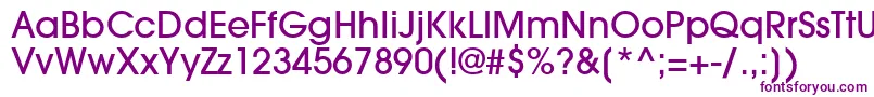 TrendexLightSsiMedium Font – Purple Fonts on White Background
