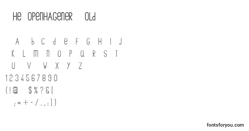TheCopenhagenerBold Font – alphabet, numbers, special characters