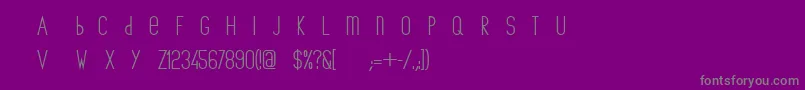 fuente TheCopenhagenerBold – Fuentes Grises Sobre Fondo Morado