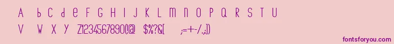 fuente TheCopenhagenerBold – Fuentes Moradas Sobre Fondo Rosa