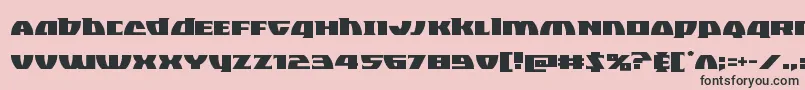 Blackbishop Font – Black Fonts on Pink Background