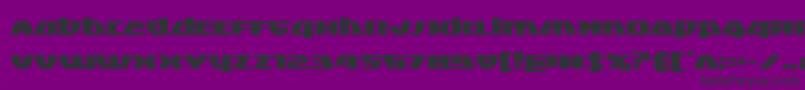 Blackbishop Font – Black Fonts on Purple Background