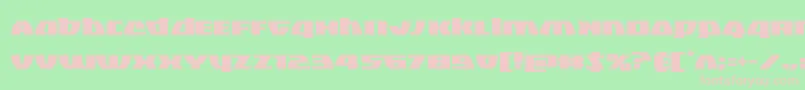 Blackbishop Font – Pink Fonts on Green Background