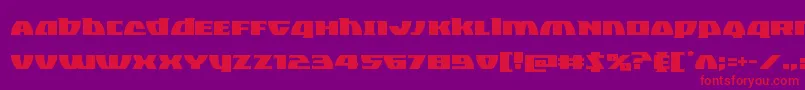 Blackbishop Font – Red Fonts on Purple Background