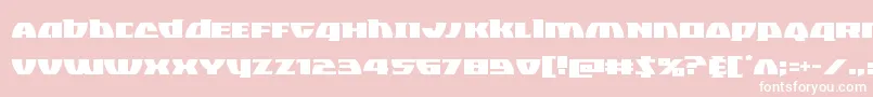 Blackbishop Font – White Fonts on Pink Background
