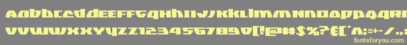 Blackbishop Font – Yellow Fonts on Gray Background