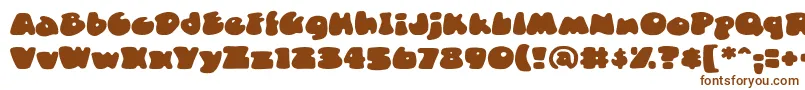 DuncecapBb Font – Brown Fonts on White Background