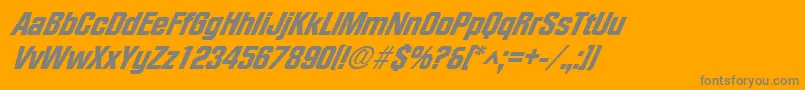 More about FacetheavyXxitalicRegular Font FacetheavyXxitalicRegular Font – Gray Fonts on Orange Background