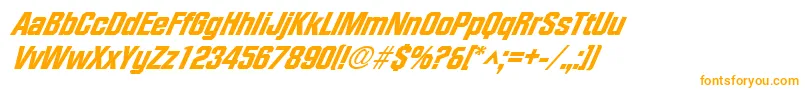 FacetheavyXxitalicRegular Font – Orange Fonts