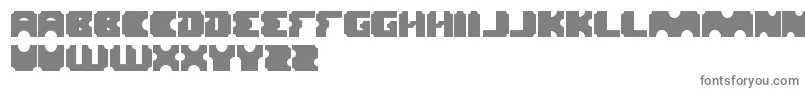 Шрифт Logotype – серые шрифты на белом фоне