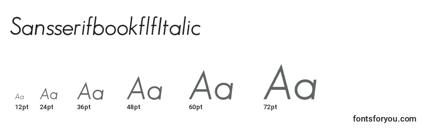 SansserifbookflfItalic Font Sizes