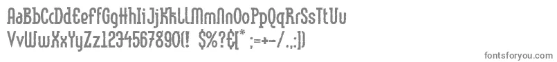 LinotypemethodEroded-Schriftart – Graue Schriften auf weißem Hintergrund