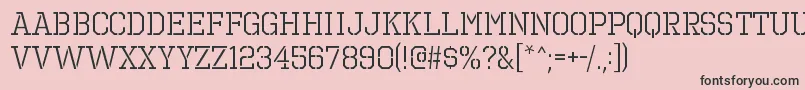 More about OctinprisonbkRegular Font OctinprisonbkRegular Font – Black Fonts on Pink Background