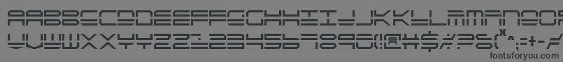 Шрифт QuickstrikeCondensed – чёрные шрифты на сером фоне