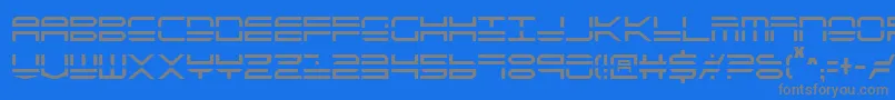 fuente QuickstrikeCondensed – Fuentes Grises Sobre Fondo Azul