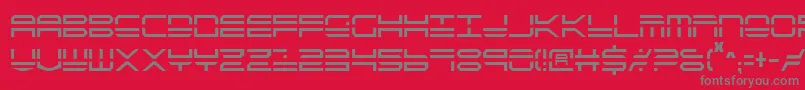 Шрифт QuickstrikeCondensed – серые шрифты на красном фоне
