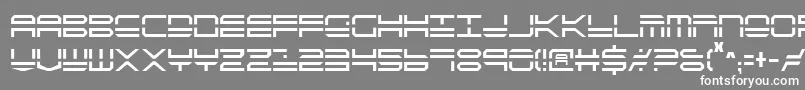 フォントQuickstrikeCondensed – 灰色の背景に白い文字