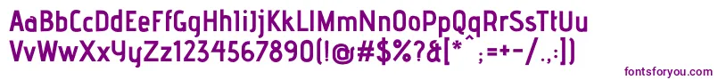 Шрифт AdventBd3 – фиолетовые шрифты на белом фоне