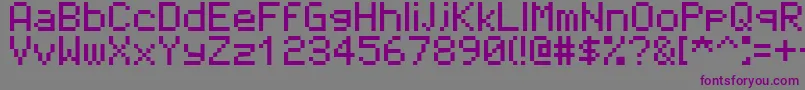 Rosesareff0000 Font – Purple Fonts on Gray Background
