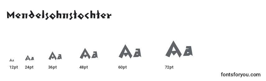 Mendelsohnstochter Font Sizes