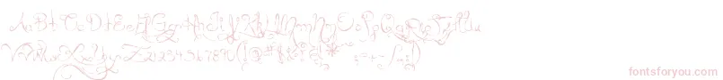 Шрифт MtfQueenOfSketchyland – розовые шрифты