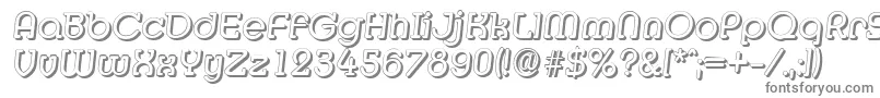 MexicoshadowItalic Font – Gray Fonts