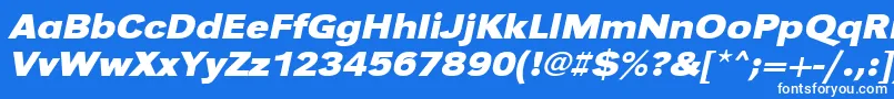 fuente UrwgrotesktextwidBoldOblique – Fuentes Blancas Sobre Fondo Azul