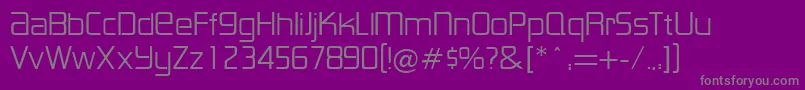 fuente LancesterRegularDb – Fuentes Grises Sobre Fondo Morado