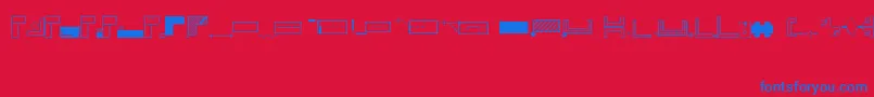 En savoir plus sur la police OfficeplanningRegular Police OfficeplanningRegular – polices bleues sur fond rouge