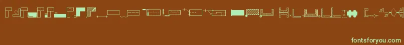 Подробнее о шрифте OfficeplanningRegular Шрифт OfficeplanningRegular – зелёные шрифты на коричневом фоне