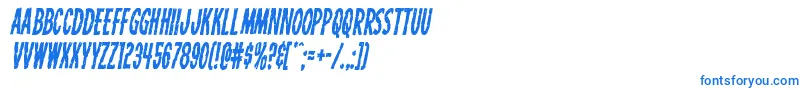 Carnivalcorpsecondital Font – Blue Fonts on White Background