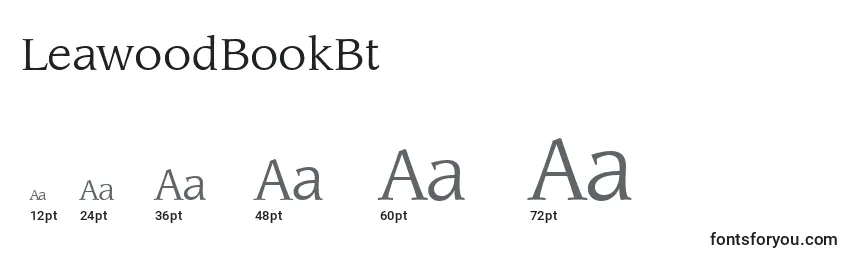 LeawoodBookBt Font Sizes