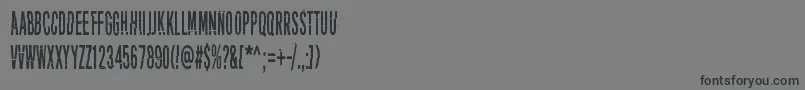 PuoleltaToiselle Font – Black Fonts on Gray Background