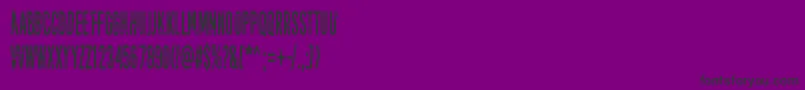 PuoleltaToiselle Font – Black Fonts on Purple Background