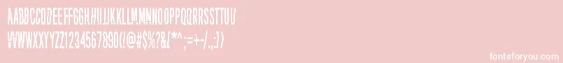 PuoleltaToiselle Font – White Fonts on Pink Background