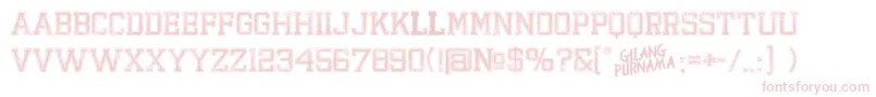 BandungHardcoreGp Font – Pink Fonts