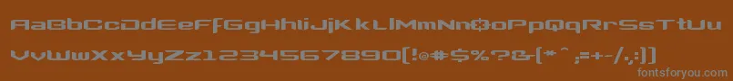 Clonewars2 Font – Gray Fonts on Brown Background
