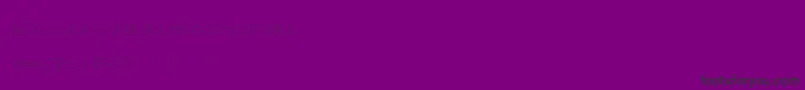 フォントDotoutline – 紫の背景に黒い文字