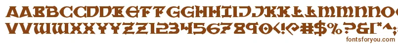 Warpriestexpand Font – Brown Fonts