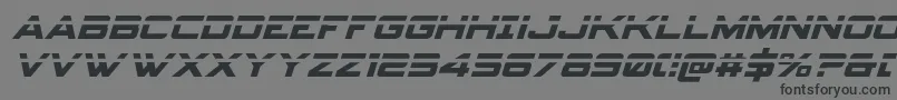 Spyagencyv3laserital Font – Black Fonts on Gray Background
