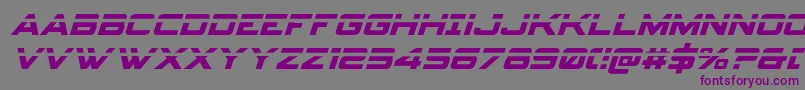 Spyagencyv3laserital Font – Purple Fonts on Gray Background