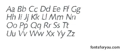 SaxonyrandomItalic Font
