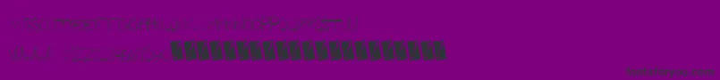 Futuregirlfriend Font – Black Fonts on Purple Background