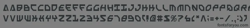 フォントScarabScript – 黒い文字の灰色の背景