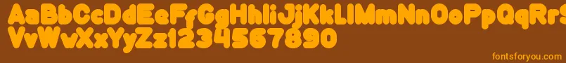 Más sobre la fuente FunnyAndCute fuente FunnyAndCute – Fuentes Naranjas Sobre Fondo Marrón