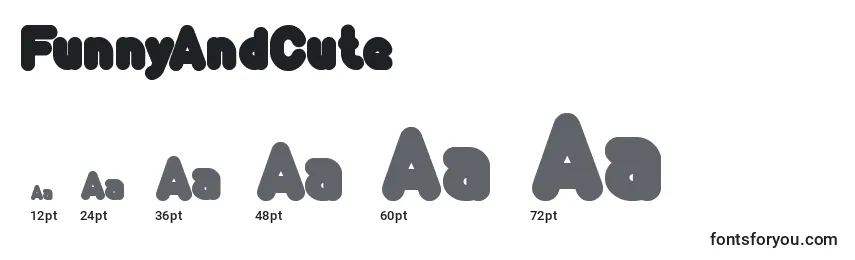 FunnyAndCute Font Sizes