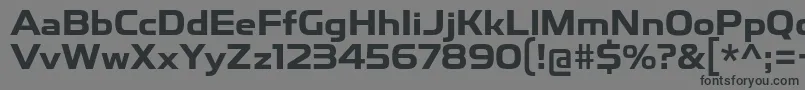 ToxigenesisBd-Schriftart – Schwarze Schriften auf grauem Hintergrund