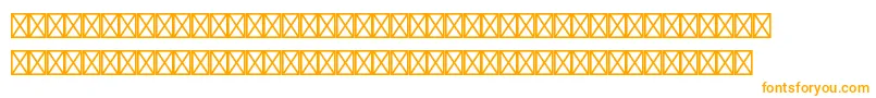 Fonte EuroserifstdBold – fontes laranjas em um fundo branco