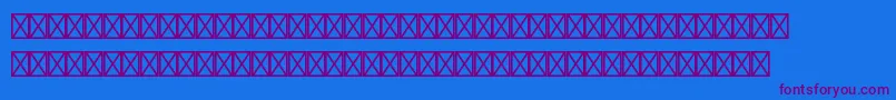 EuroserifstdBold-Schriftart – Violette Schriften auf blauem Hintergrund